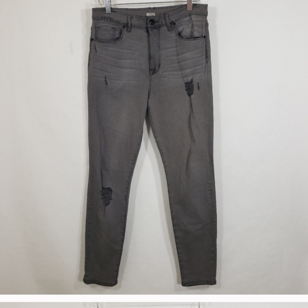 BDG High Rise Twig Gray Ankle Pants Sz 30w x 29l